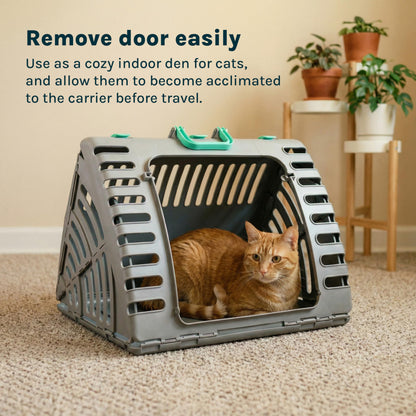 Foldable Hard Shell Cat Travel Carrier