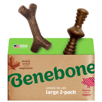 2-Pack Durable Dog Chew Toy Set