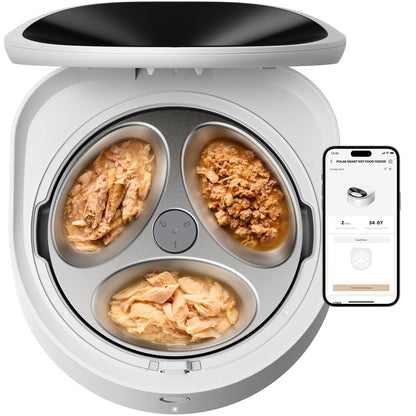 Automatic Refrigerated Pet Feeder with Cooling