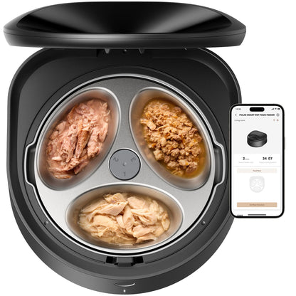Automatic Refrigerated Pet Feeder with Cooling