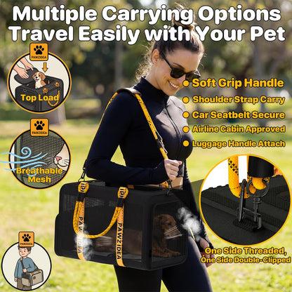 Expandable Airline-Approved Soft Pet Carrier