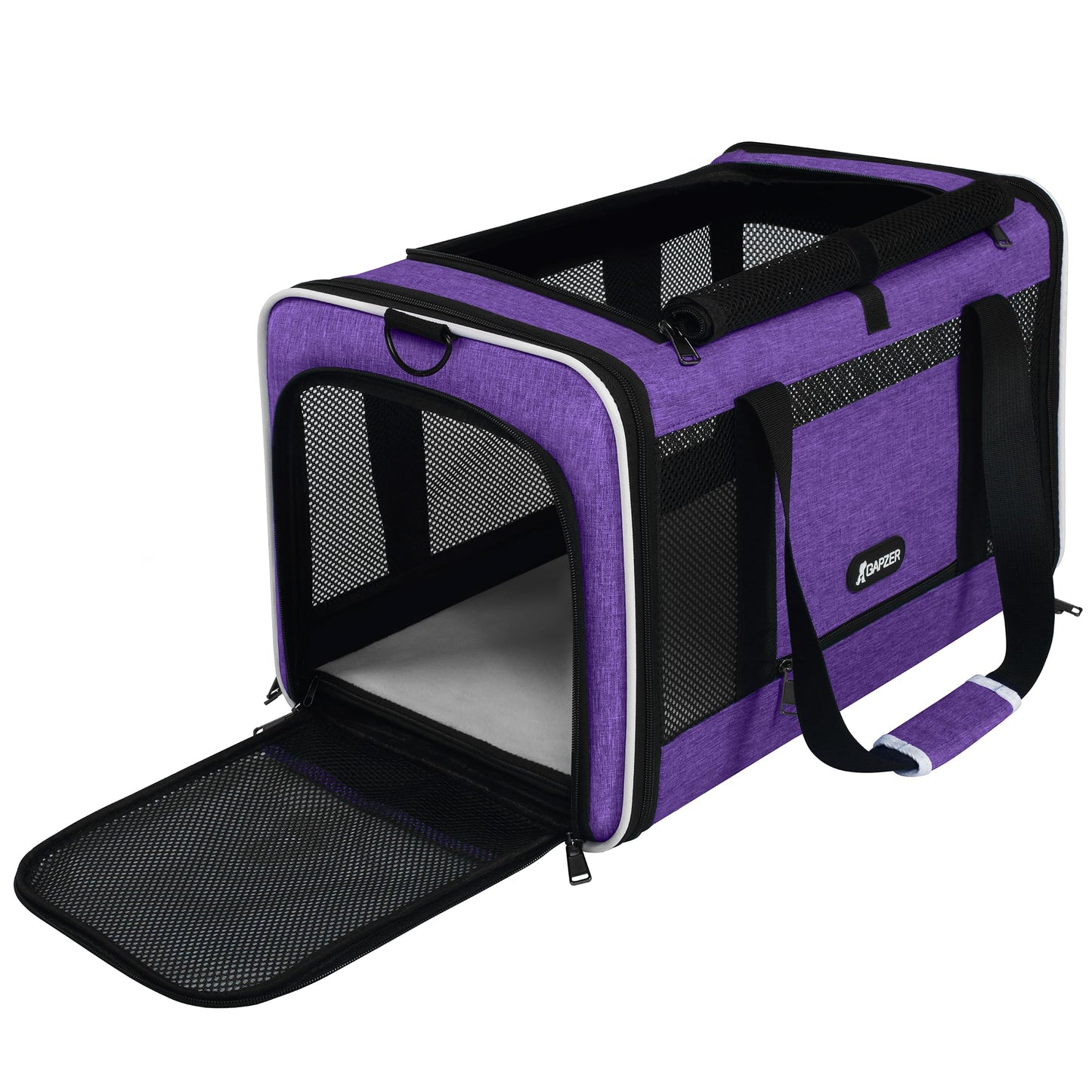 Top-Load Soft Pet Carrier with Ventilated Mesh