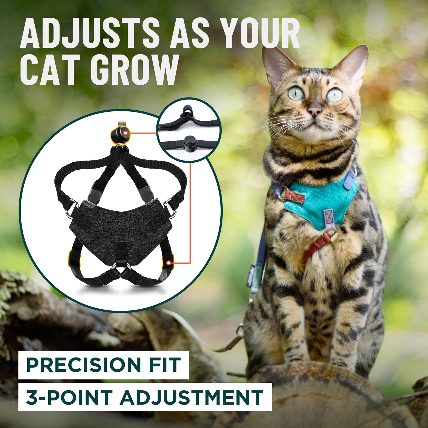 Escape-Proof Cat Harness & Leash Set for Cats