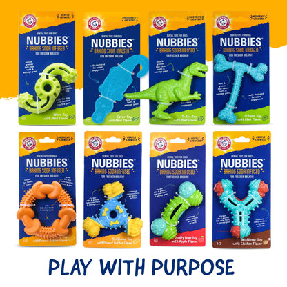 Arm & Hammer FFP8433 Nubbies Dental Toys, Blue