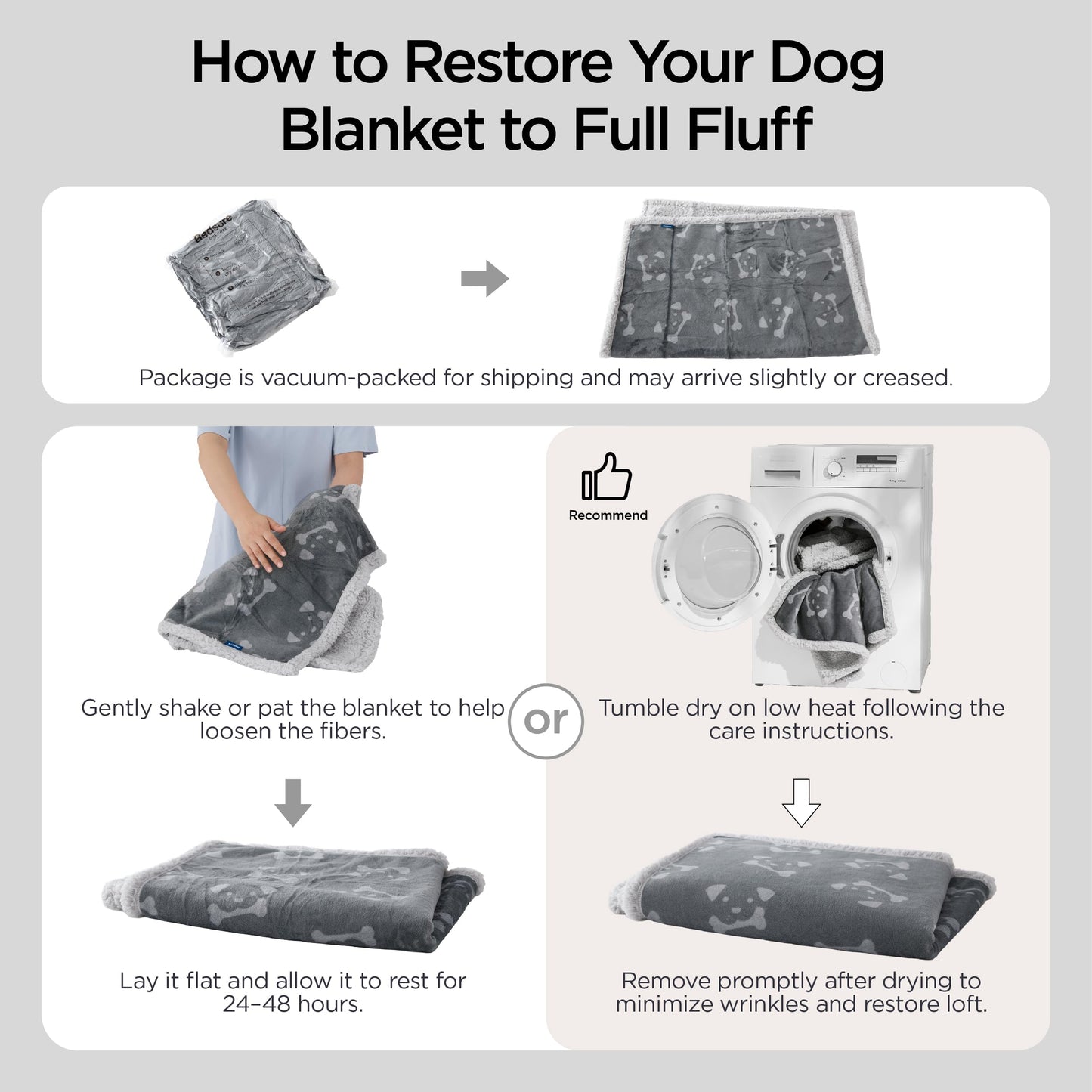 Waterproof Reversible Pet Blanket for Couch Protection