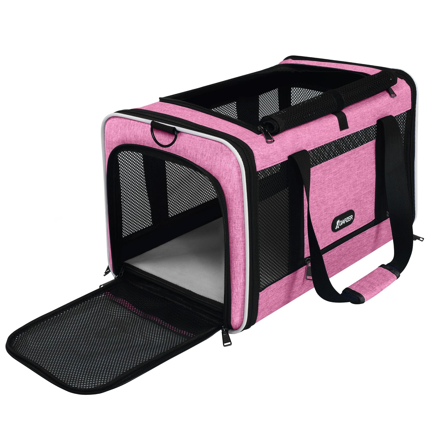 Top-Load Soft Pet Carrier with Ventilated Mesh