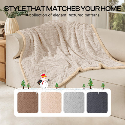Waterproof Sherpa Pet Blanket for Furniture Protection