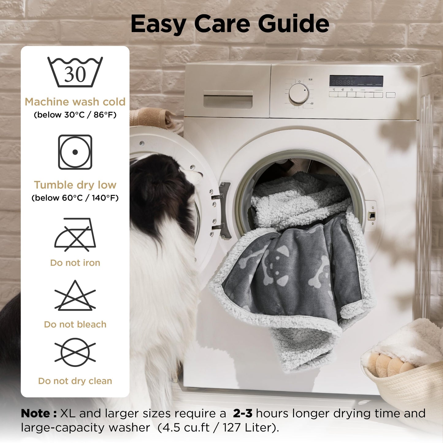 Waterproof Reversible Pet Blanket for Couch Protection