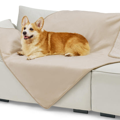 Waterproof Reversible Pet Blanket for Couch Protection