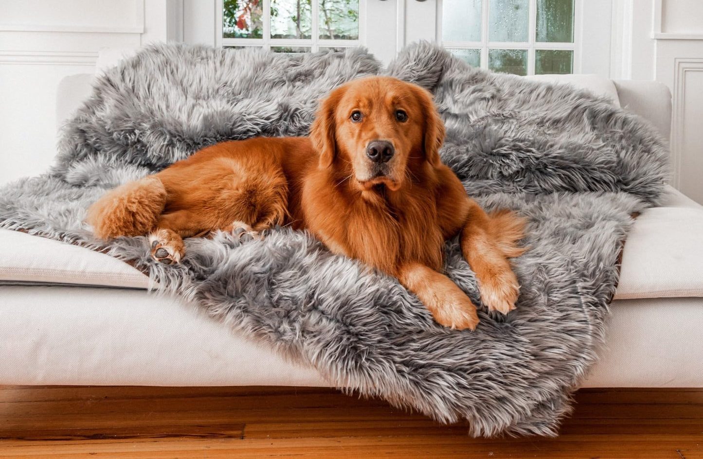 Waterproof Faux Fur Pet Blanket for Furniture Cover