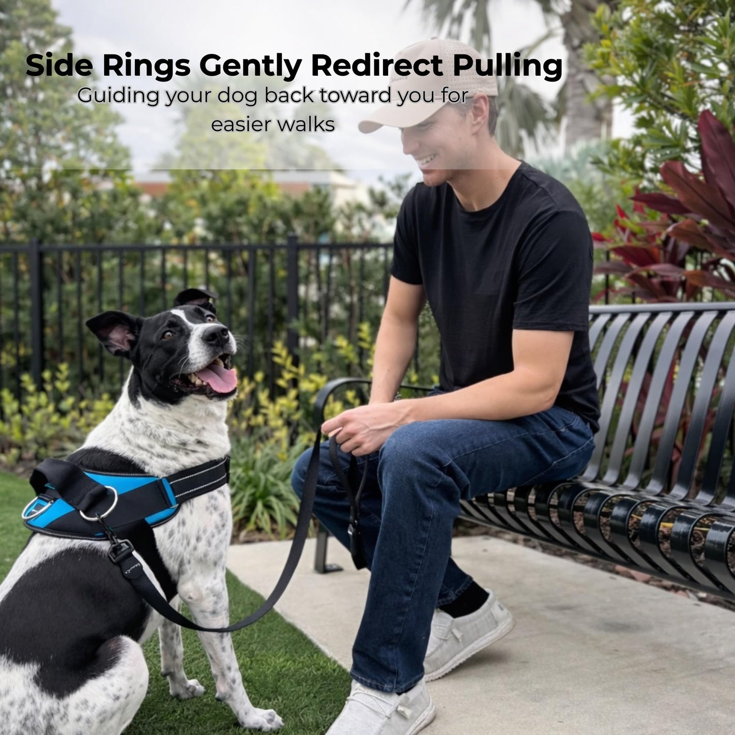 Reflective No-Pull Adjustable Dog Harness Vest