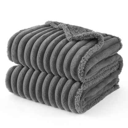 Waterproof Reversible Pet Blanket with Cozy Fleece