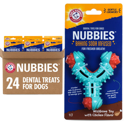 Peanut Butter Dental Chew Toy for Dogs