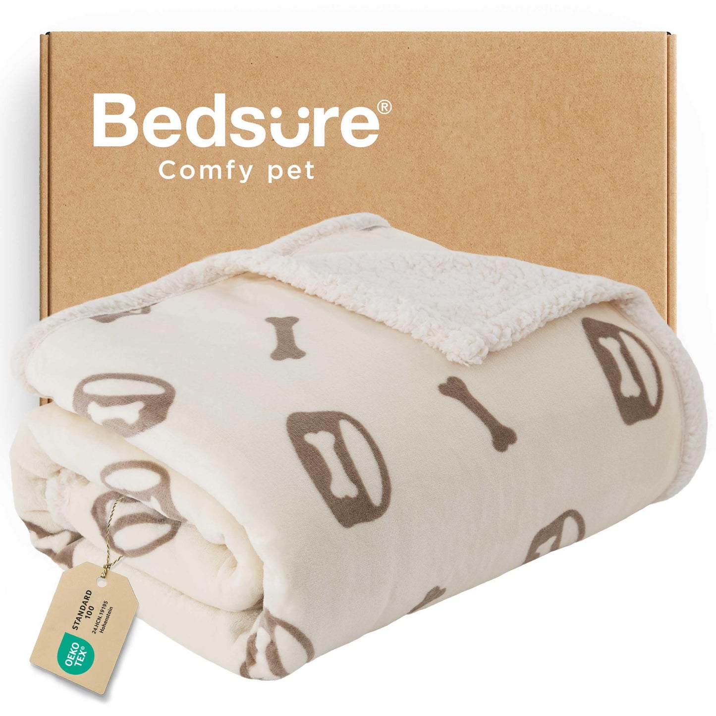 Waterproof Reversible Pet Blanket for Couch Protection