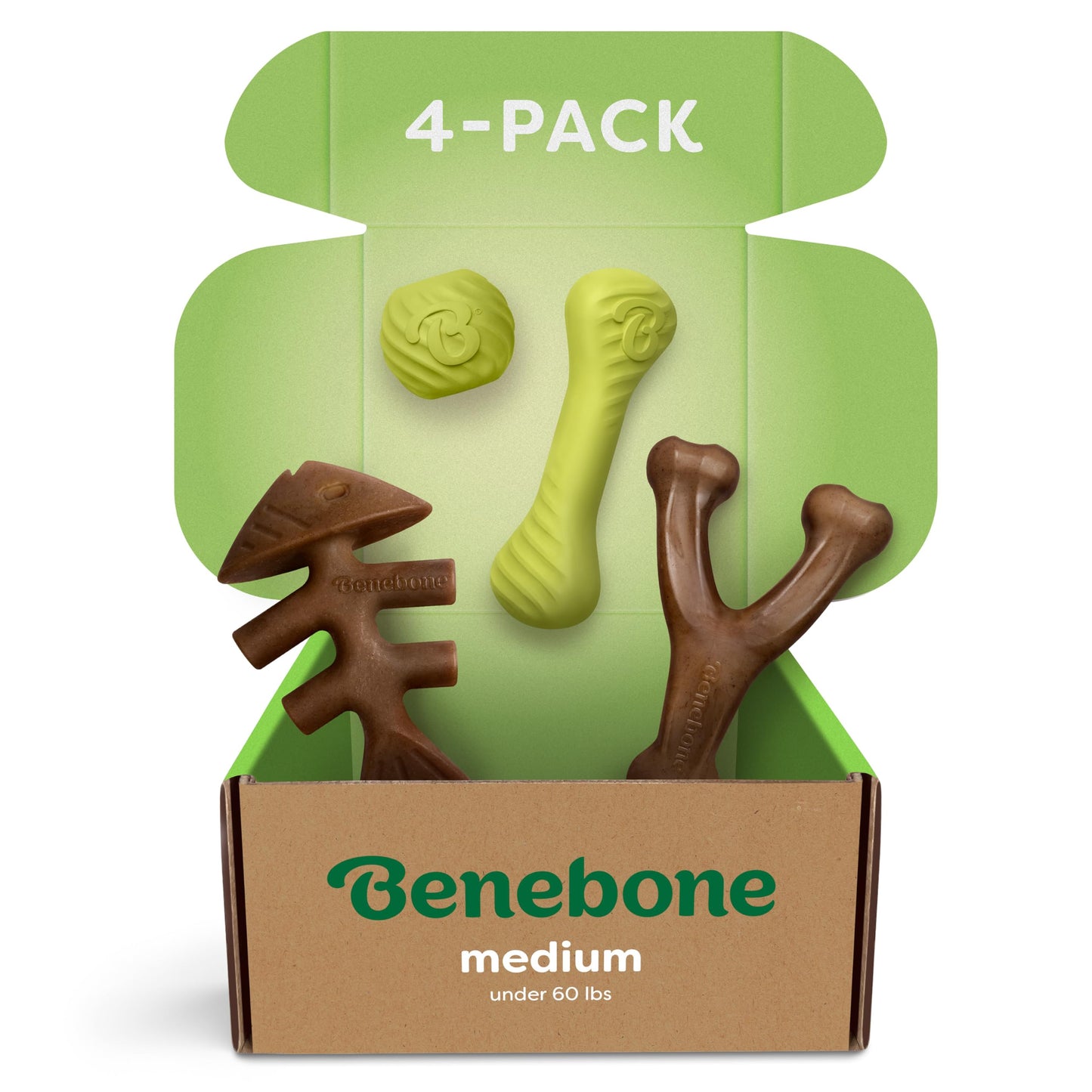 2-Pack Durable Dog Chew Toy Set