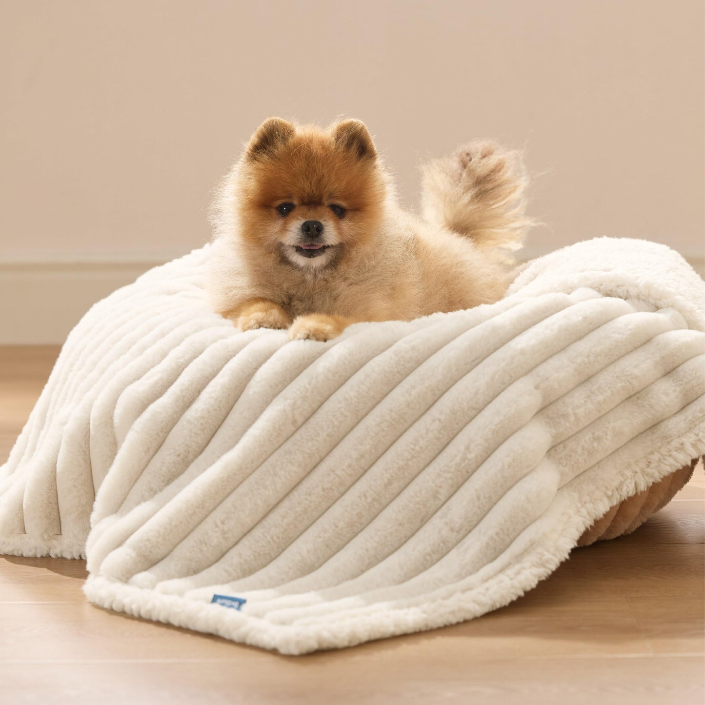 Waterproof Reversible Pet Blanket with Cozy Fleece