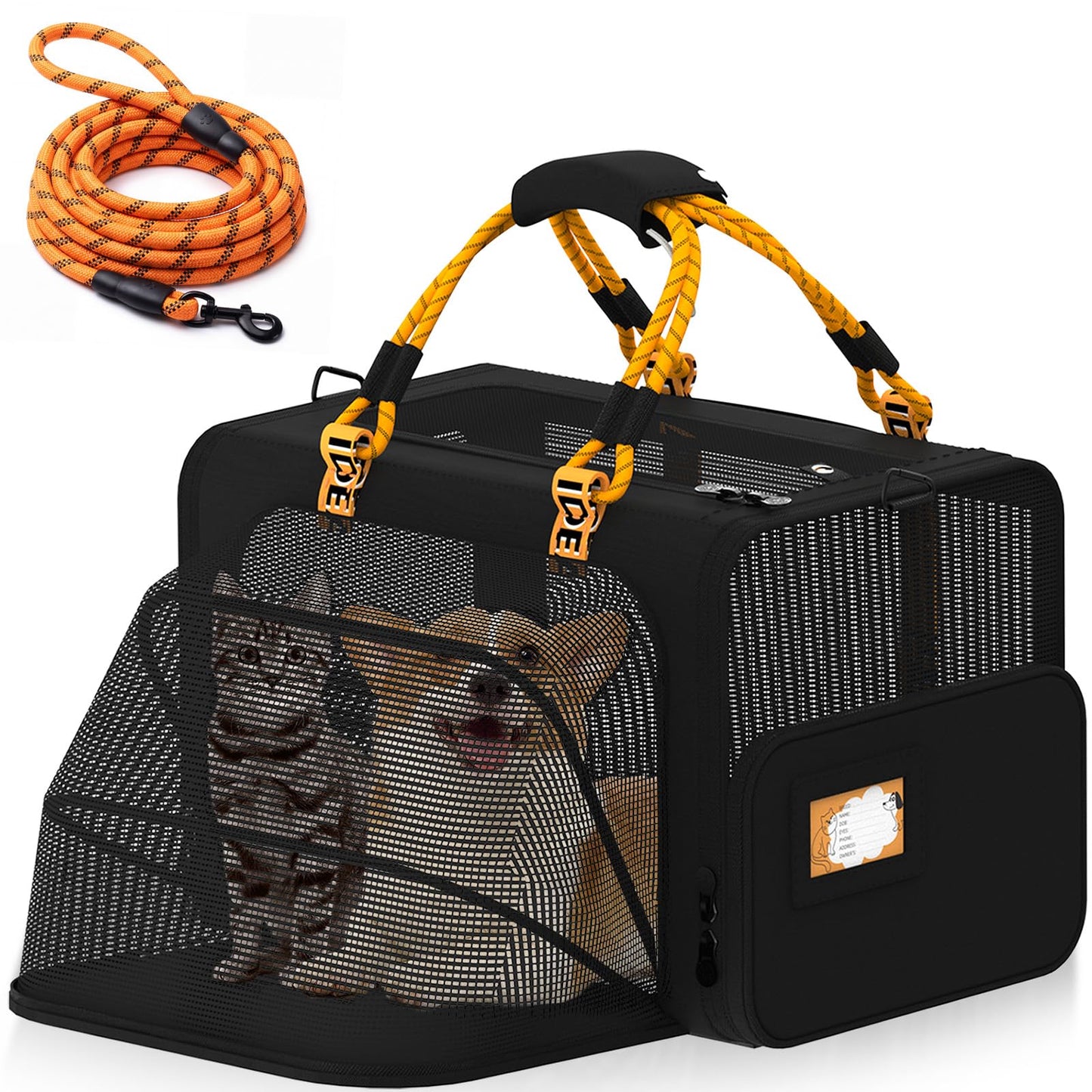 Expandable Airline-Approved Soft Pet Carrier