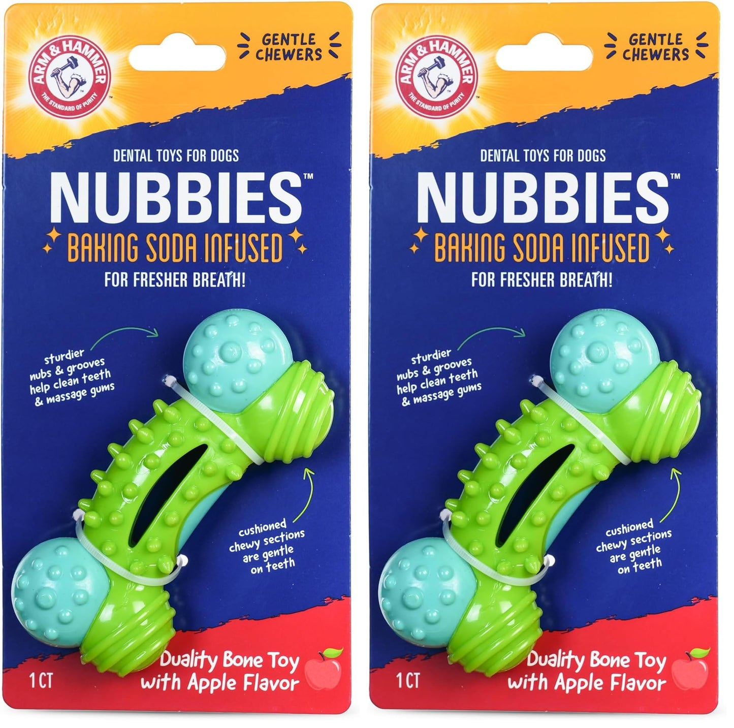 Peanut Butter Dental Chew Toy for Dogs