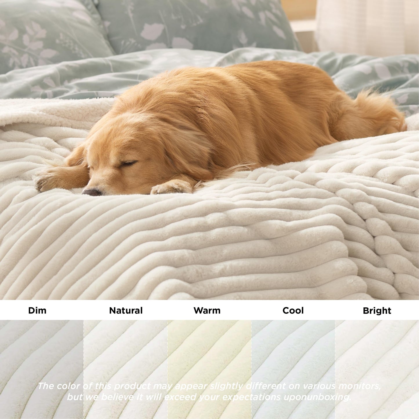 Waterproof Reversible Pet Blanket with Cozy Fleece