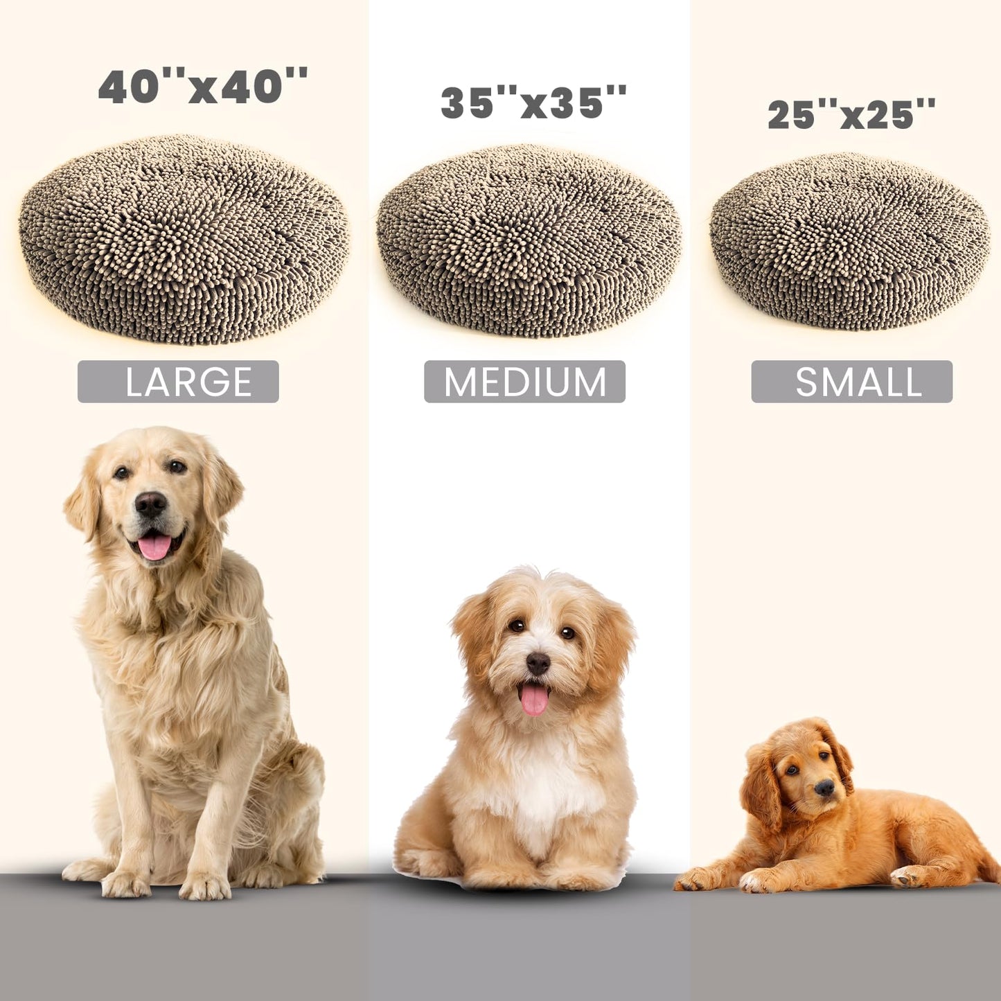 Calming Donut Pet Bed with Removable Washable Cover