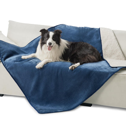 Waterproof Reversible Pet Blanket for Couch Protection