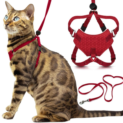 Escape-Proof Cat Harness & Leash Set for Cats