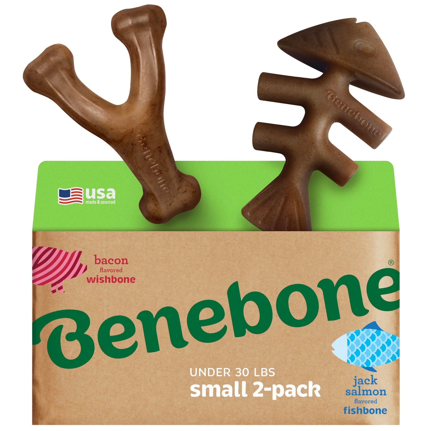 2-Pack Durable Dog Chew Toy Set