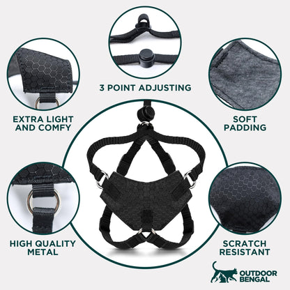 Escape-Proof Cat Harness & Leash Set for Cats