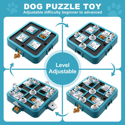 Adjustable Dog Puzzle Toy for Mental Enrichment