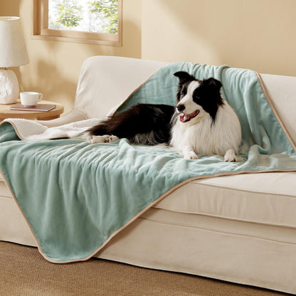 Waterproof Reversible Pet Blanket for Couch Protection