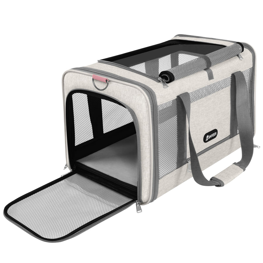 Top-Load Soft Pet Carrier with Ventilated Mesh