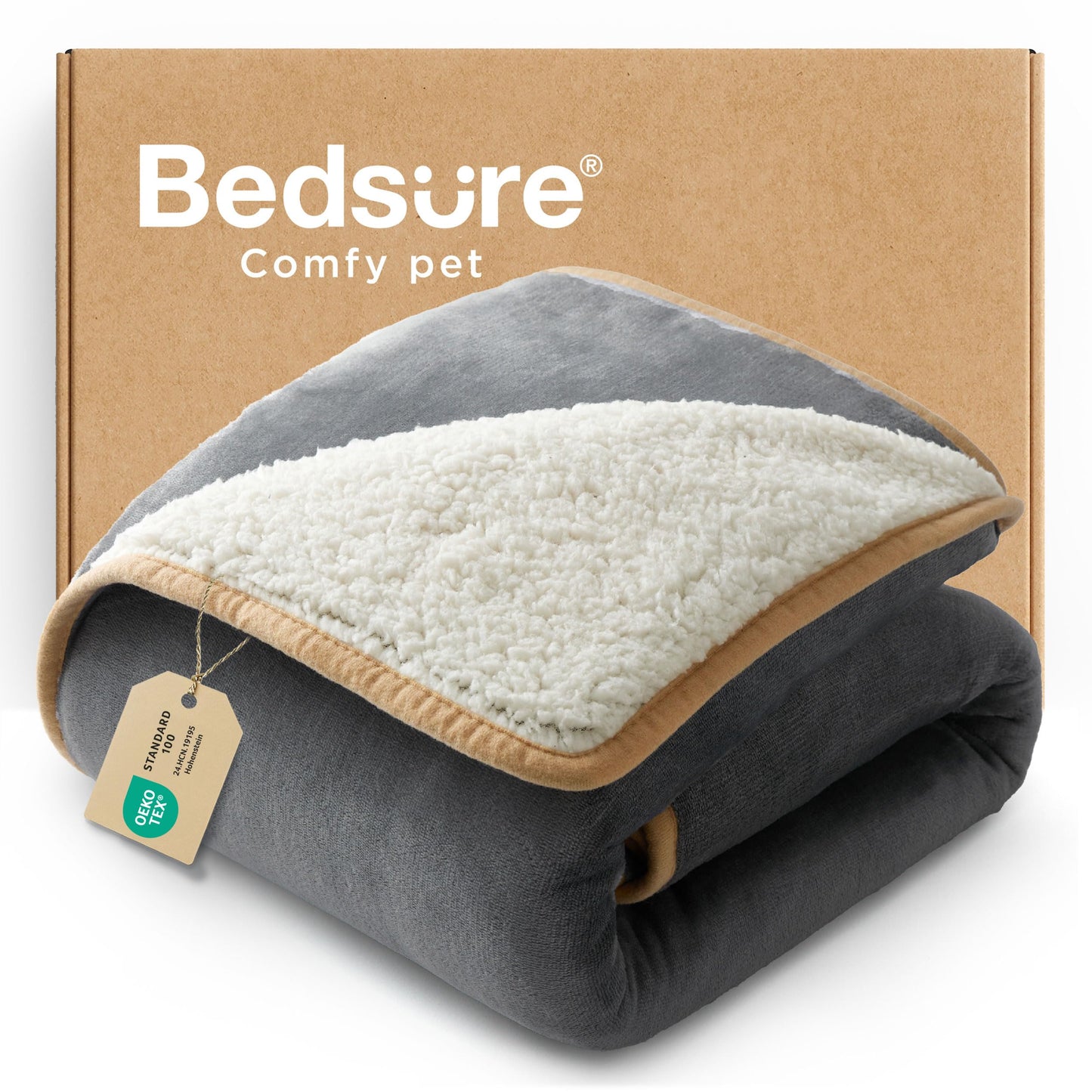 Waterproof Reversible Pet Blanket for Couch Protection