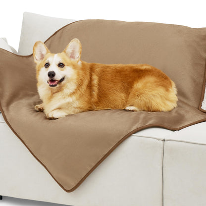 Waterproof Reversible Pet Blanket for Couch Protection