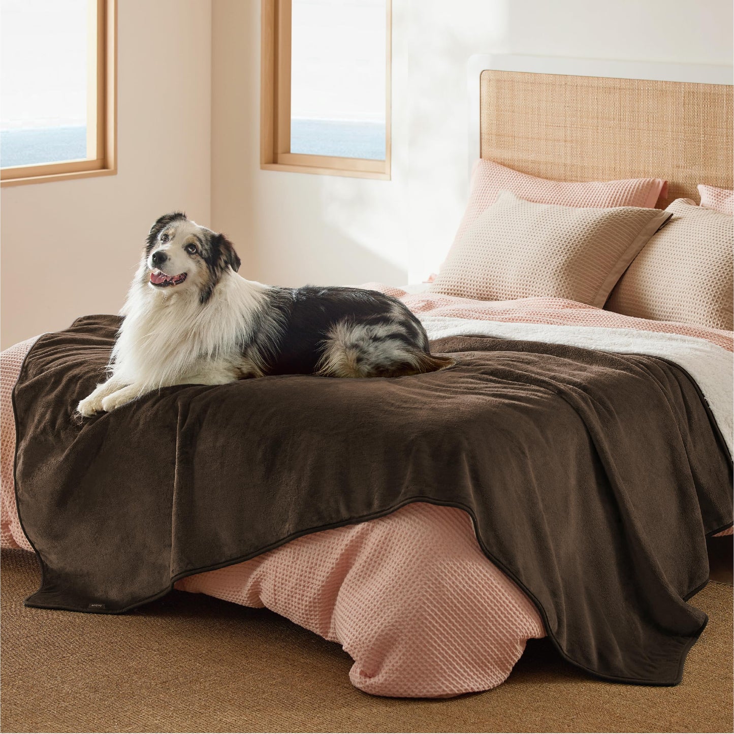 Waterproof Reversible Pet Blanket for Couch Protection
