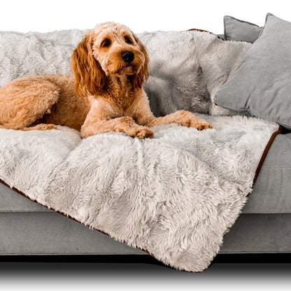 Waterproof Faux Fur Pet Blanket for Furniture Cover