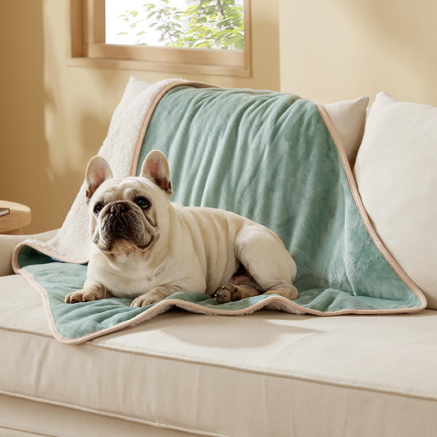 Waterproof Reversible Pet Blanket for Couch Protection