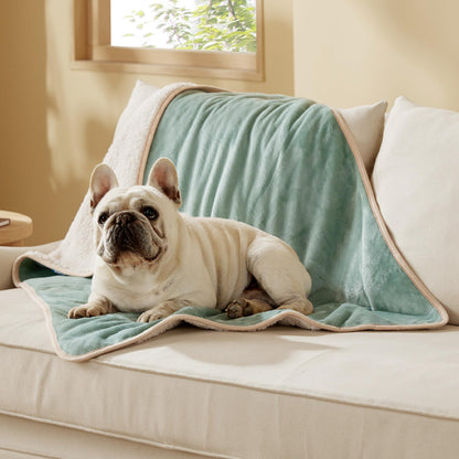 Waterproof Reversible Pet Blanket for Couch Protection
