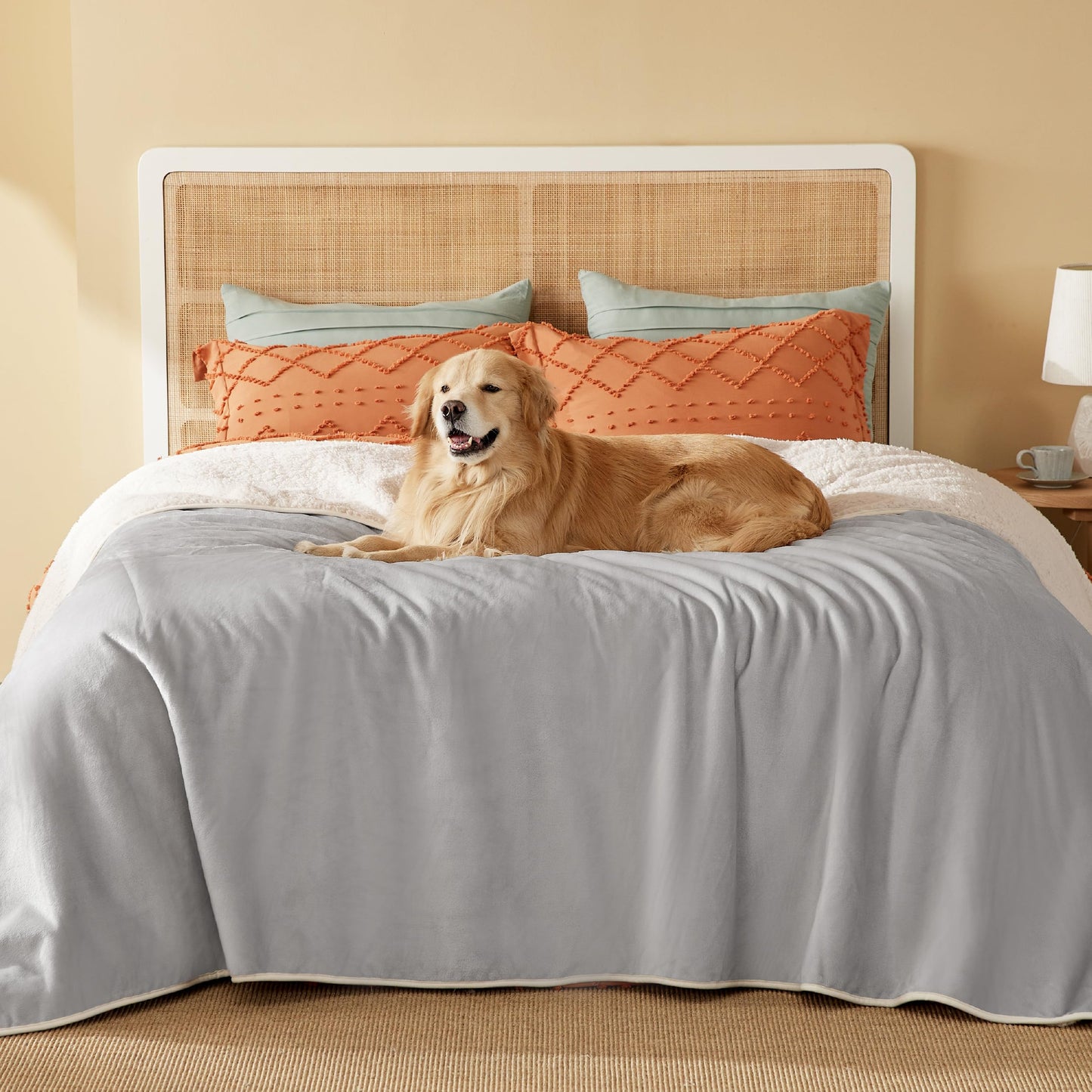 Waterproof Reversible Pet Blanket for Couch Protection