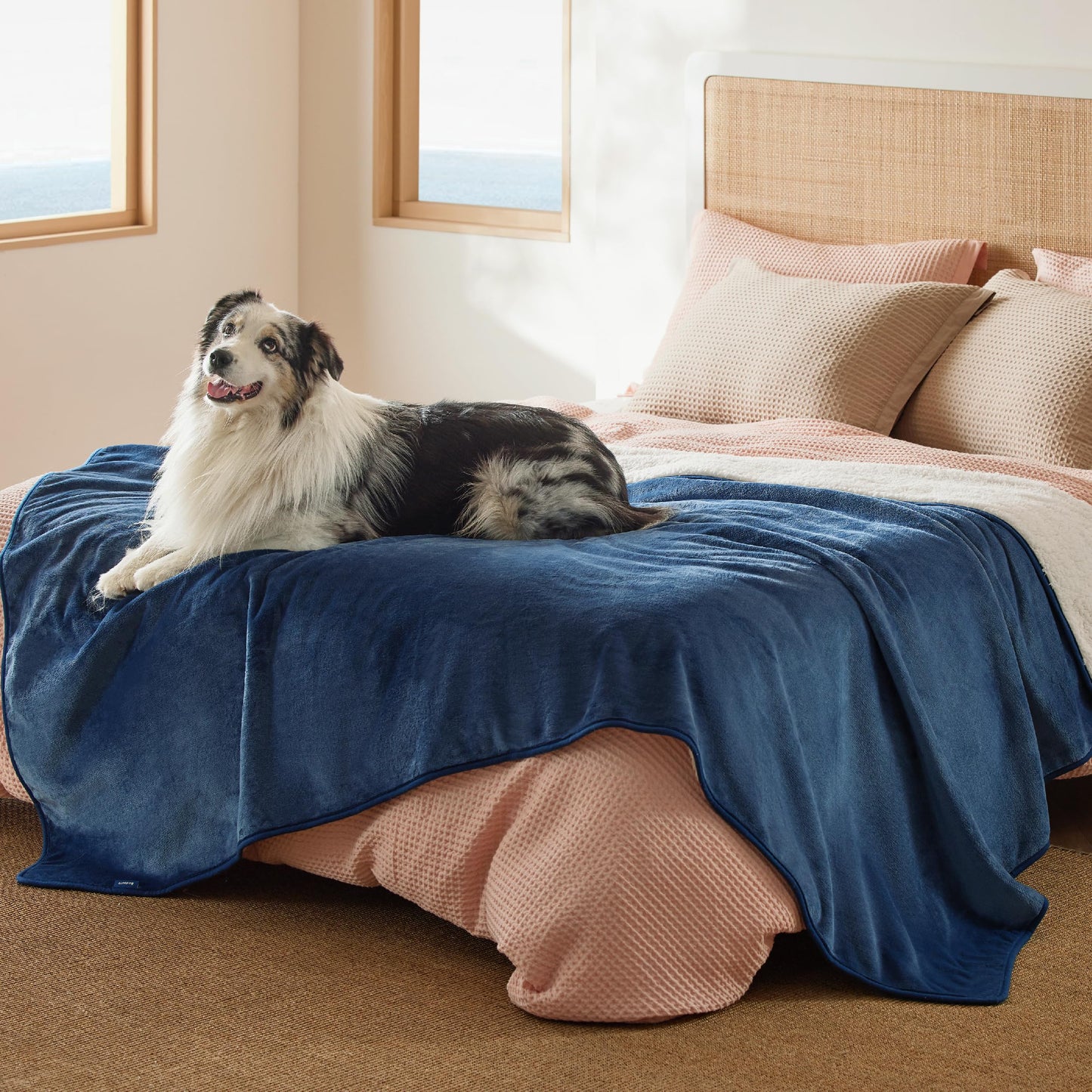 Waterproof Reversible Pet Blanket for Couch Protection